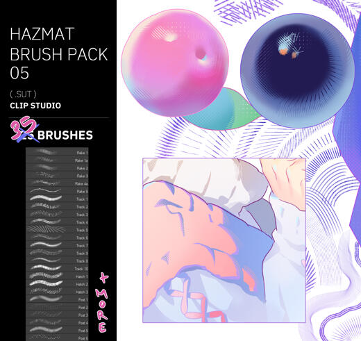 Haz Texture Brushes
